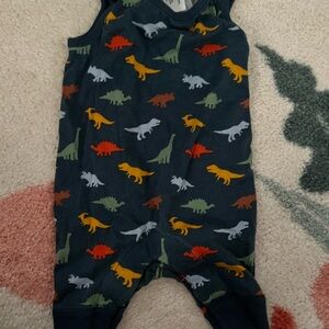 Dinosaur Print Sleeveless Hanna Andersson Romper